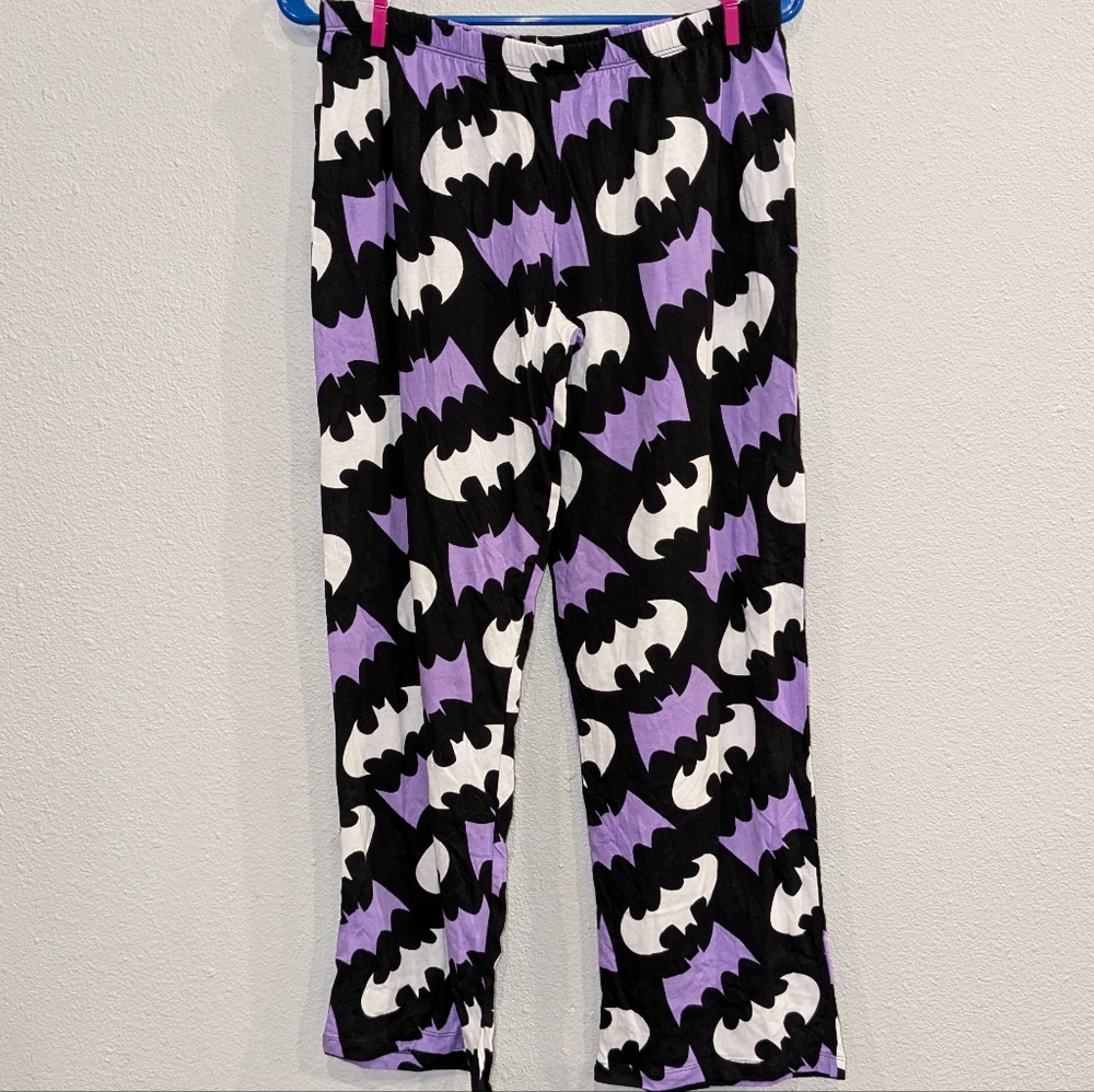 Batman or Batgirl Cotton Lounge Pants Sz Large
